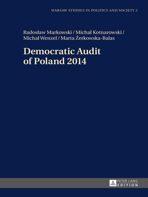 cover image of Democratic Audit of Poland 2014